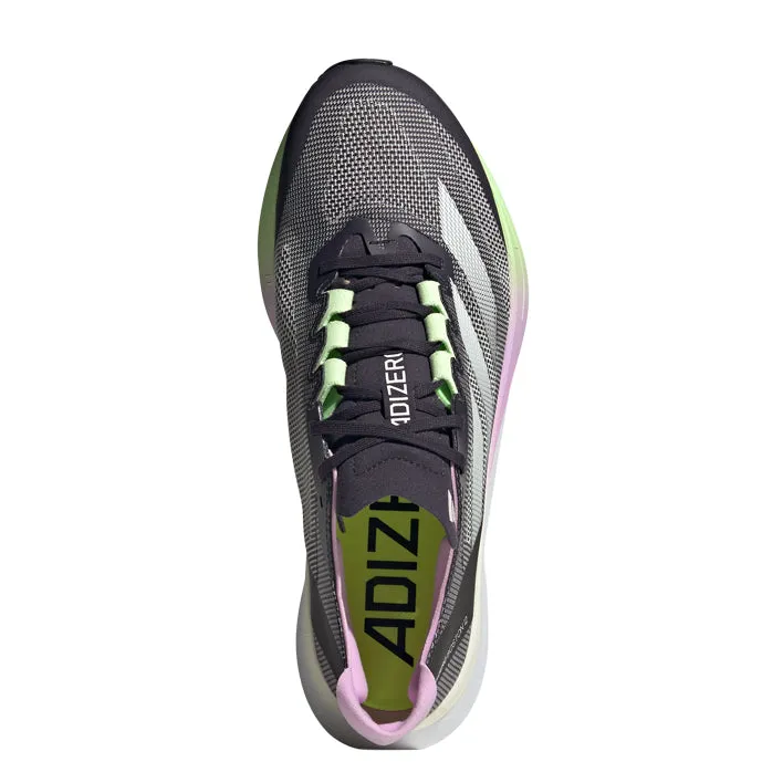 Adidas Adizero Boston 12 Men's Aurora Black/Zero Metallic/Green Spark