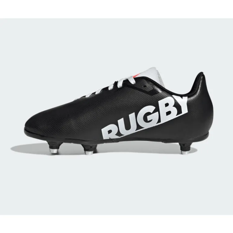 Adidas Kids Rugby Boots Rugby Junior SG Black/White/Red