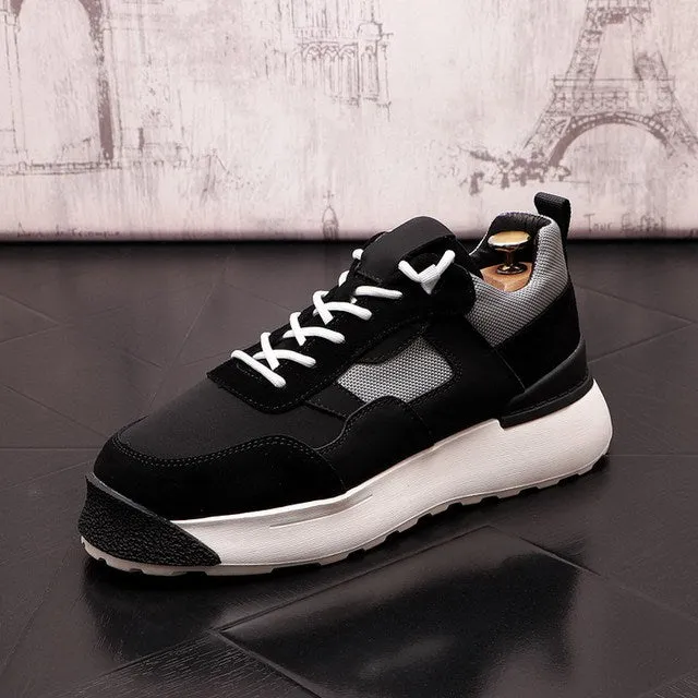 Fashion Mesh Breathable Flat Platform Sneakers