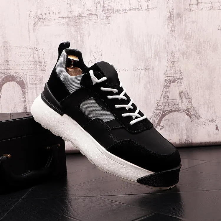 Fashion Mesh Breathable Flat Platform Sneakers