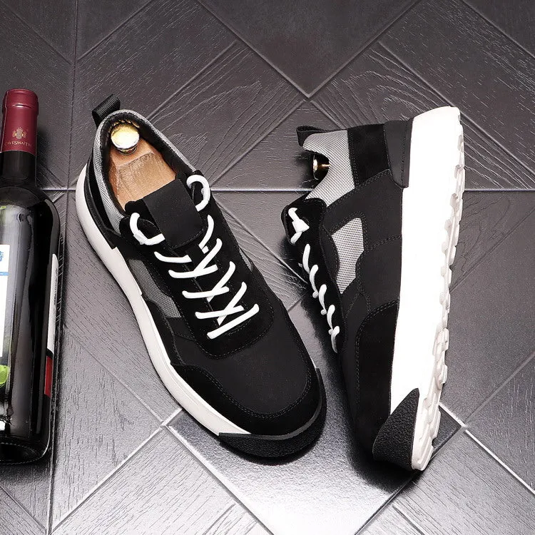 Fashion Mesh Breathable Flat Platform Sneakers