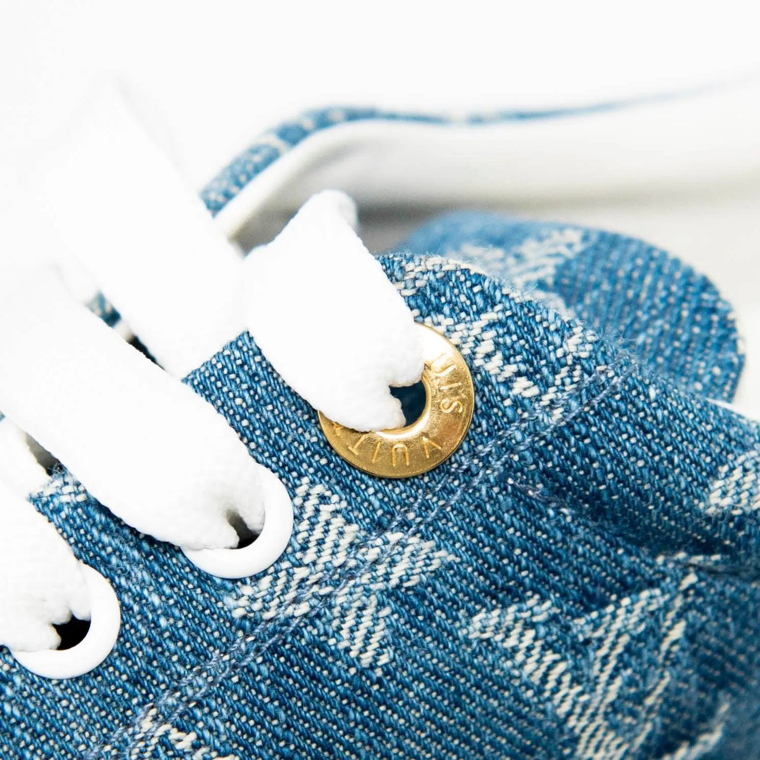 Louis Vuitton Denim Timeout Sneakers 35.5