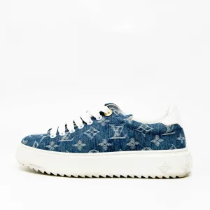 Louis Vuitton Denim Timeout Sneakers 35.5