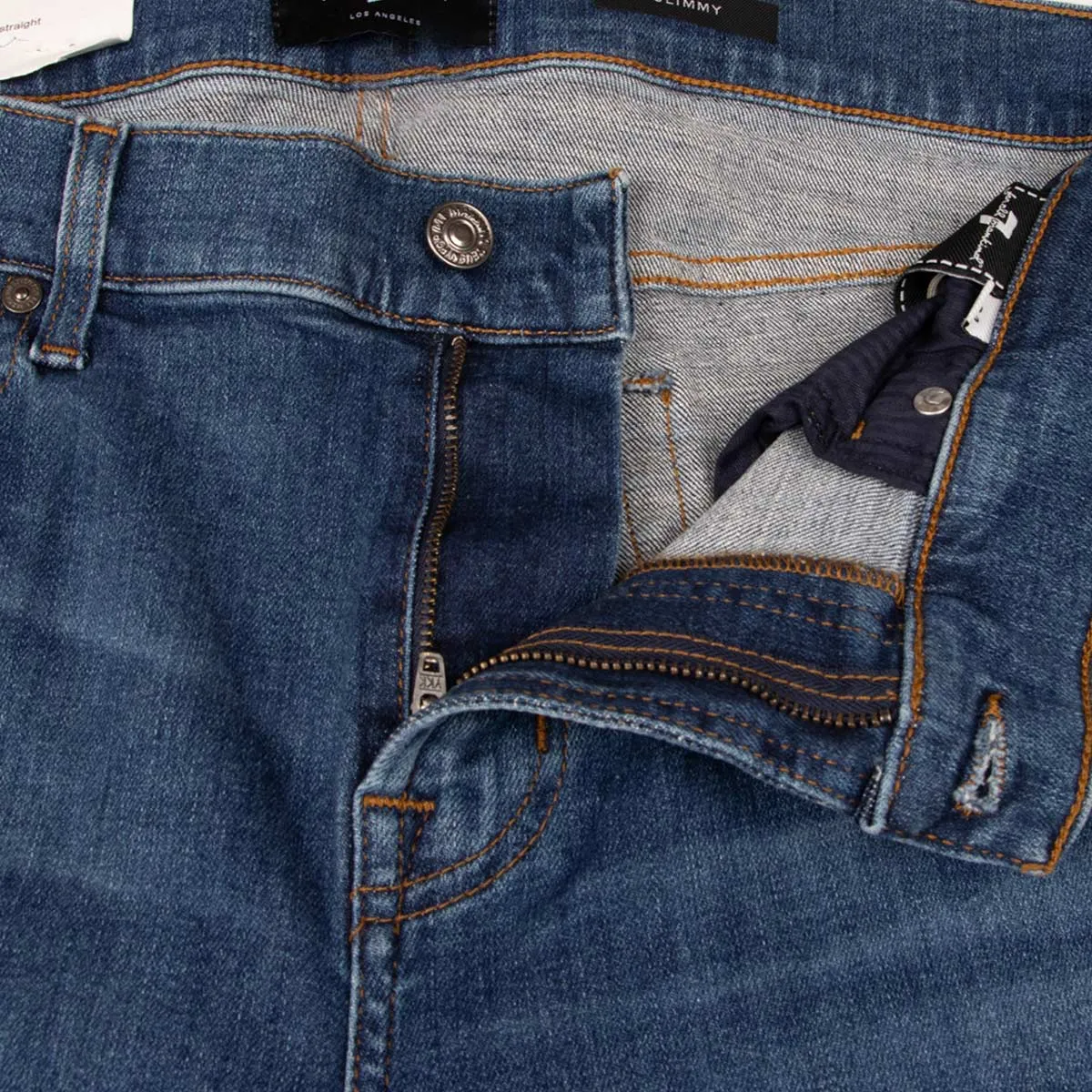 Mid Blue Slimmy Stretch Tek Connected Jeans