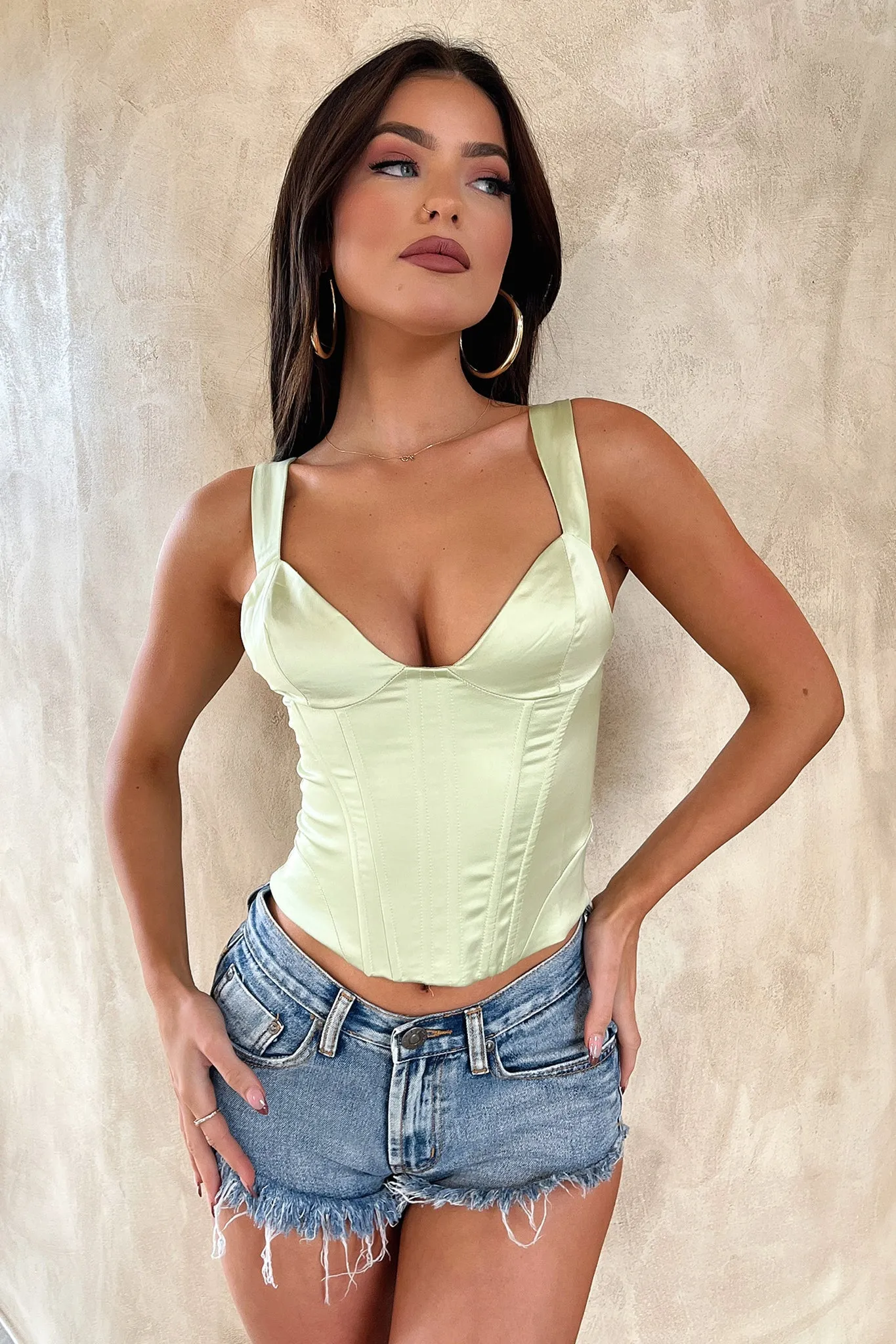 Mira Denim Shorts - Blue Denim