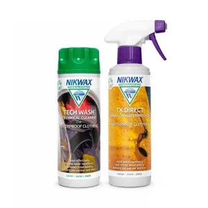 Nikwax Tech Wash 300ml   TX Direct Spray-On 300ml