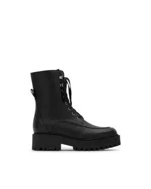 Nila Leather Combat Boots