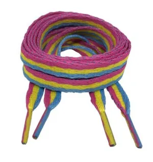 Pansexual Flag Shoe Laces