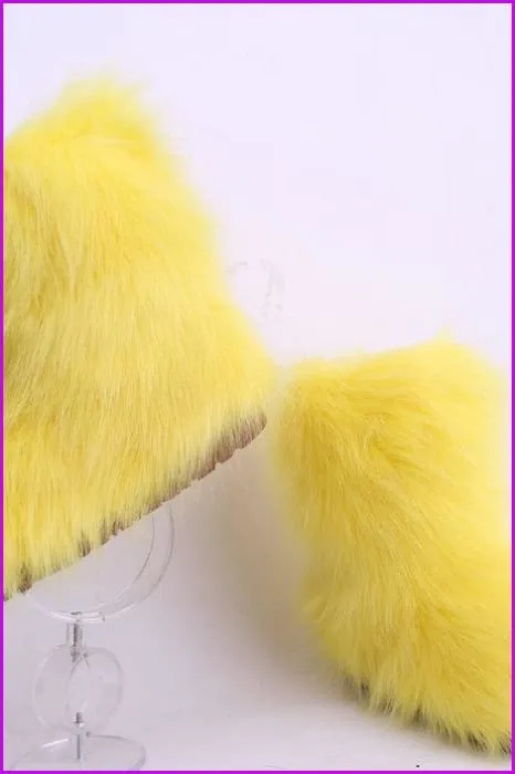[Pre-sale] 10 Colors Faux Fur Winter Boots F193