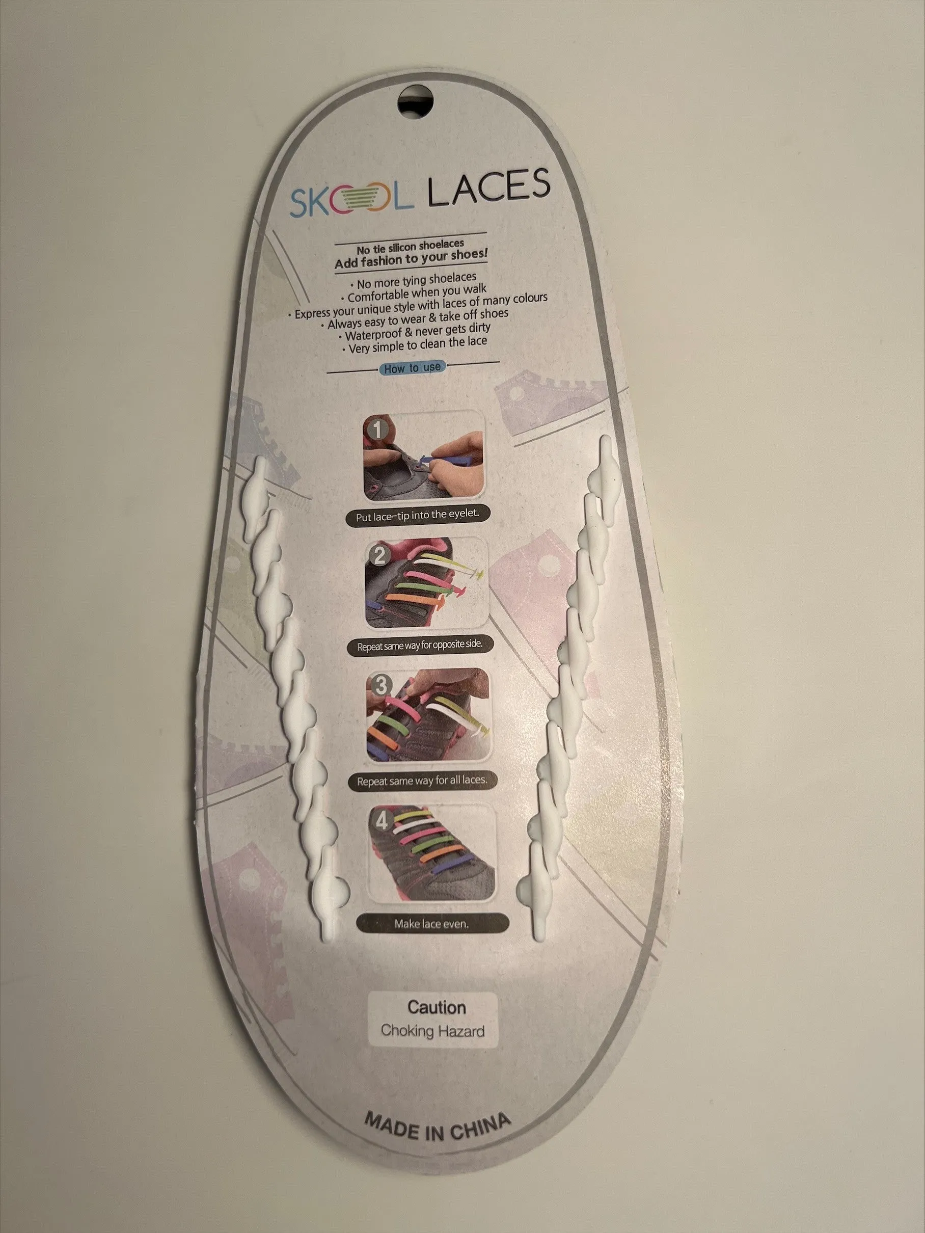 SKOOL LACES - WHITE