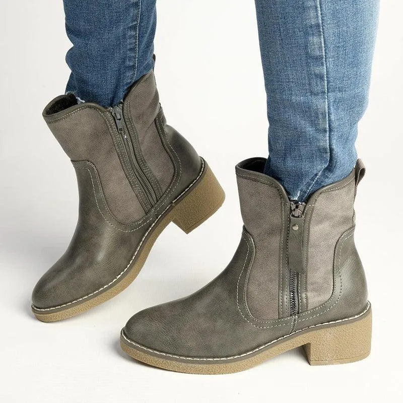 Soft Style by Hush Puppies Bosley Ankle Boot - Grey
