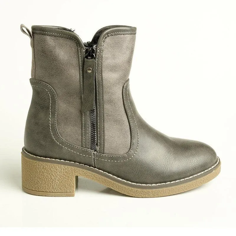 Soft Style by Hush Puppies Bosley Ankle Boot - Grey