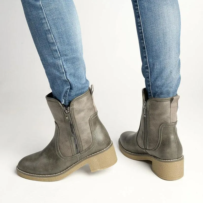 Soft Style by Hush Puppies Bosley Ankle Boot - Grey
