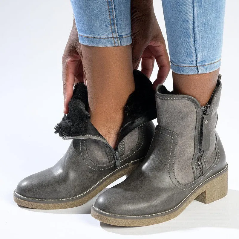 Soft Style by Hush Puppies Bosley Ankle Boot - Grey