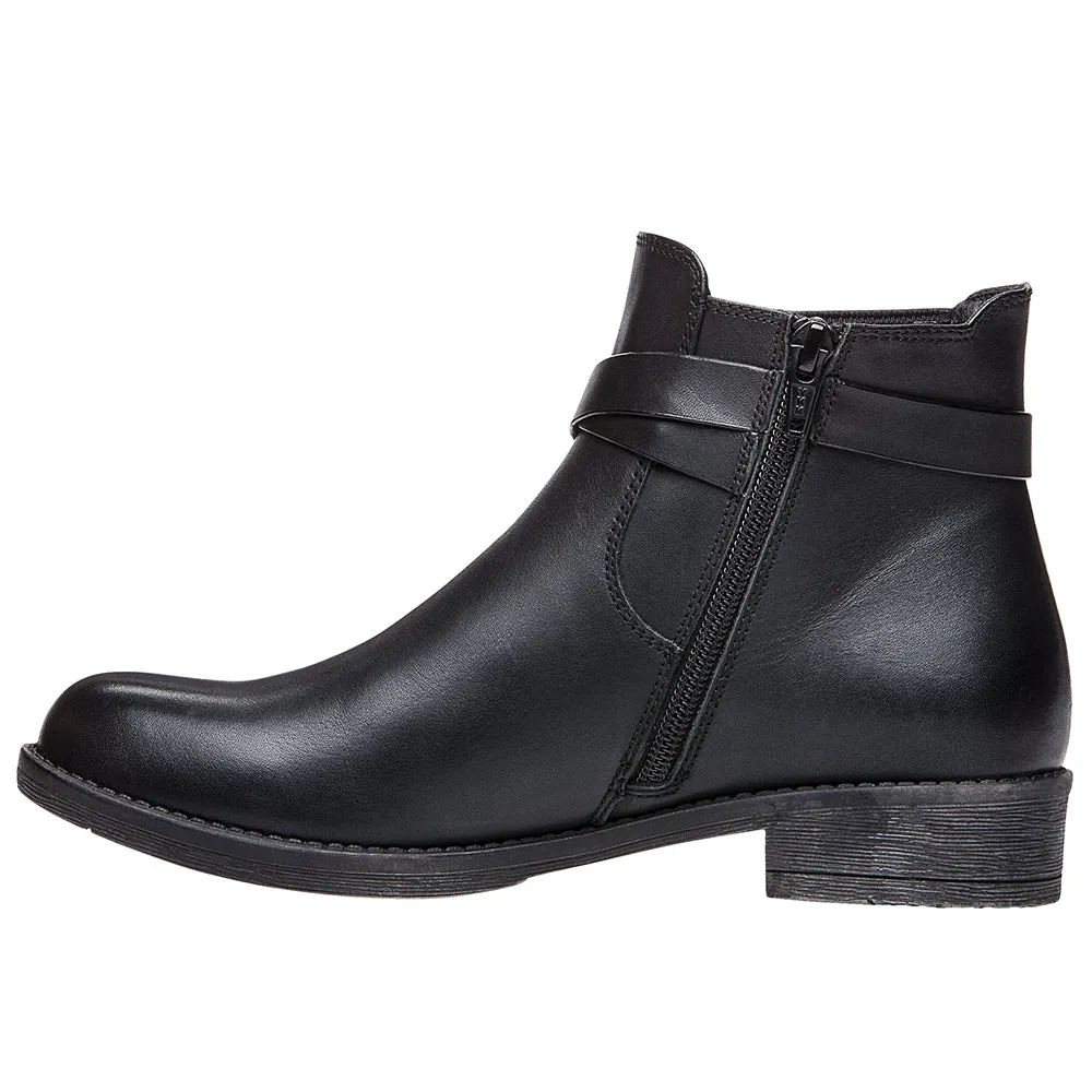 Tatum Round Toe Zippered  Booties