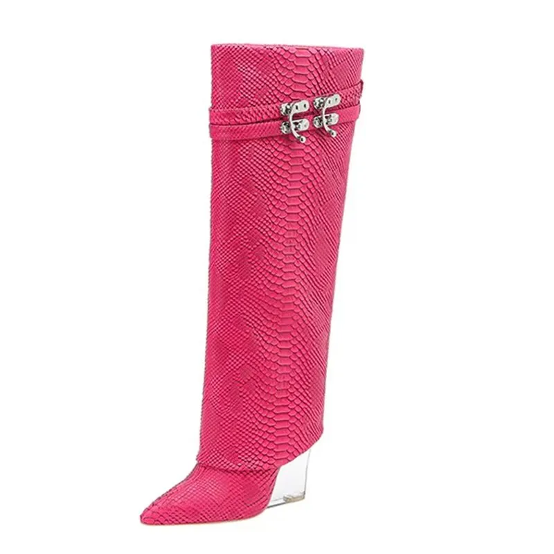 Veltique Croc Wedding Boots