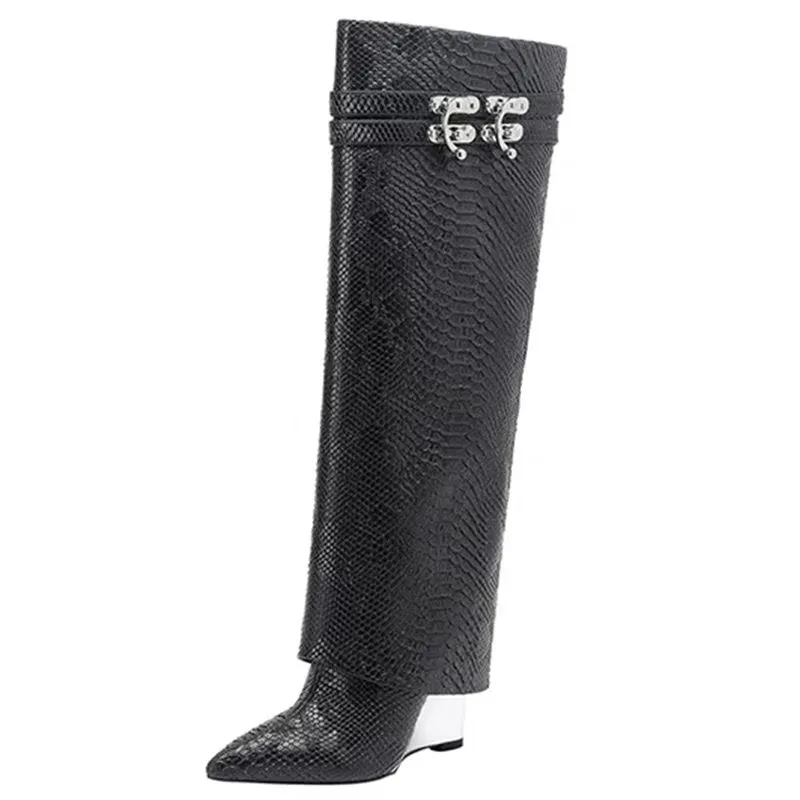 Veltique Croc Wedding Boots