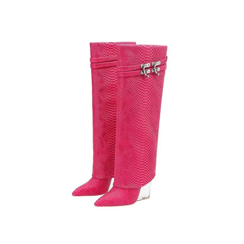 Veltique Croc Wedding Boots
