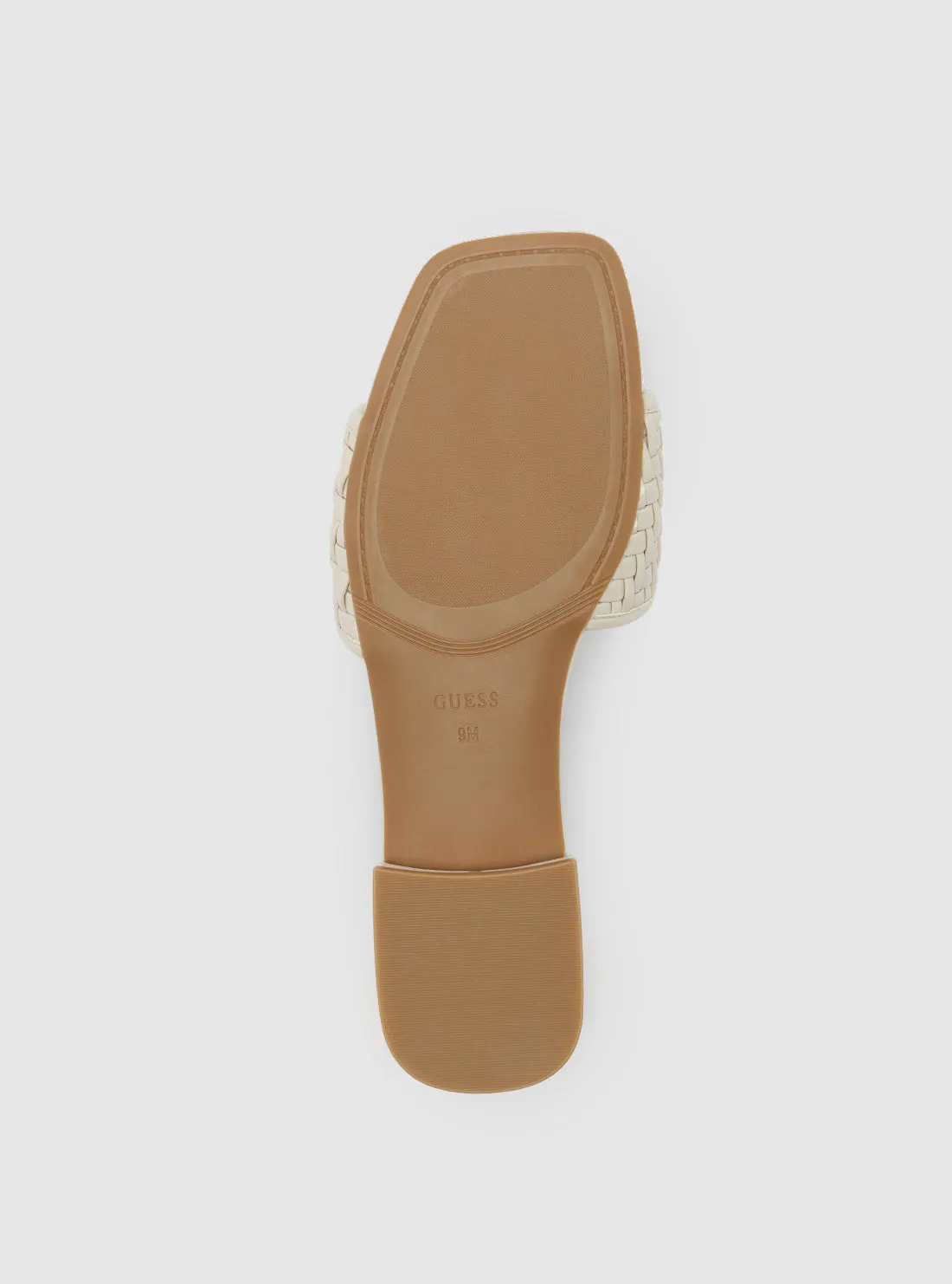 White Tamsey Slide Sandals