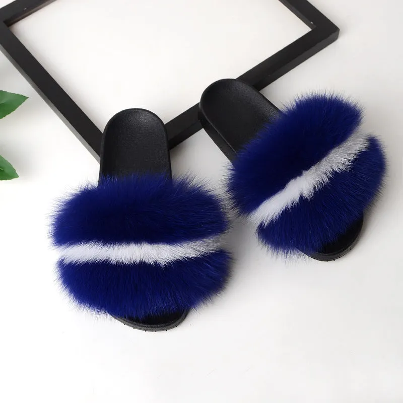 Women Home Fashion Fur Slide Sandals