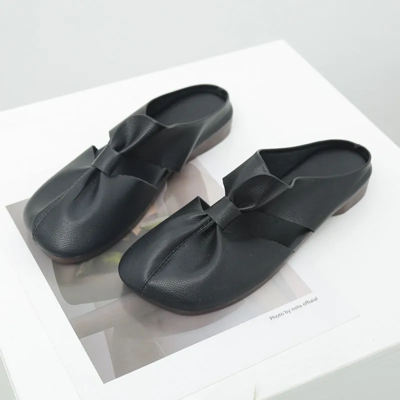 Women's cute closed toe slides soft comfy walking sandals