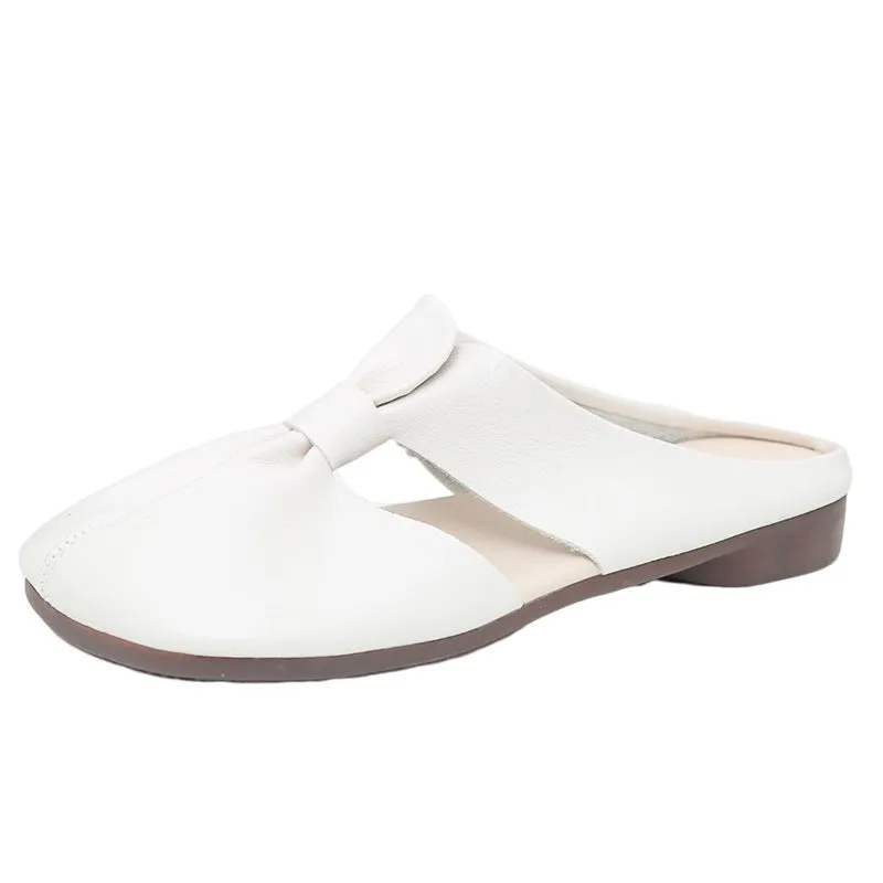Women's cute closed toe slides soft comfy walking sandals